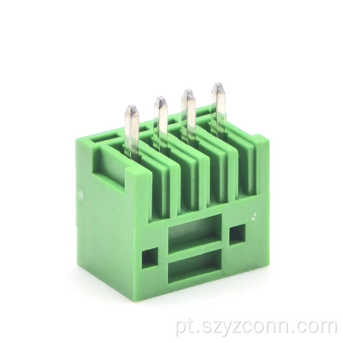 blocos terminais plugáveis ​​masculino 4P do passo de 2.54mm